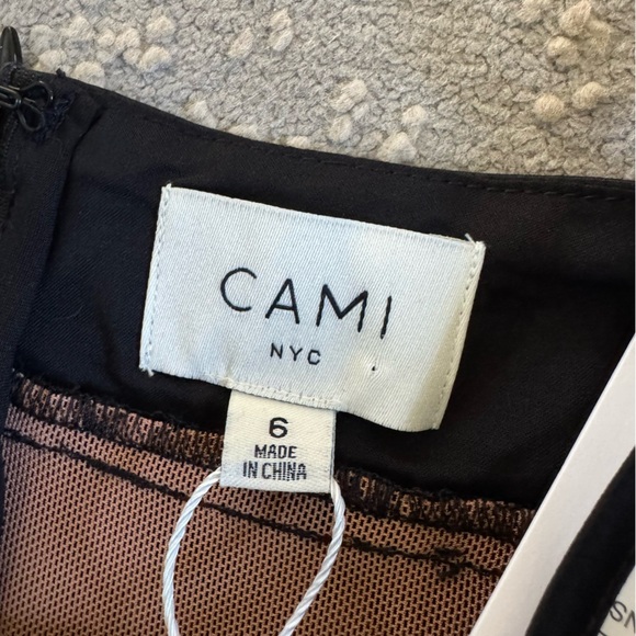 Cami NYC Danika black lace bodysuit silky sexy corset style size 6 new - Picture 7 of 15